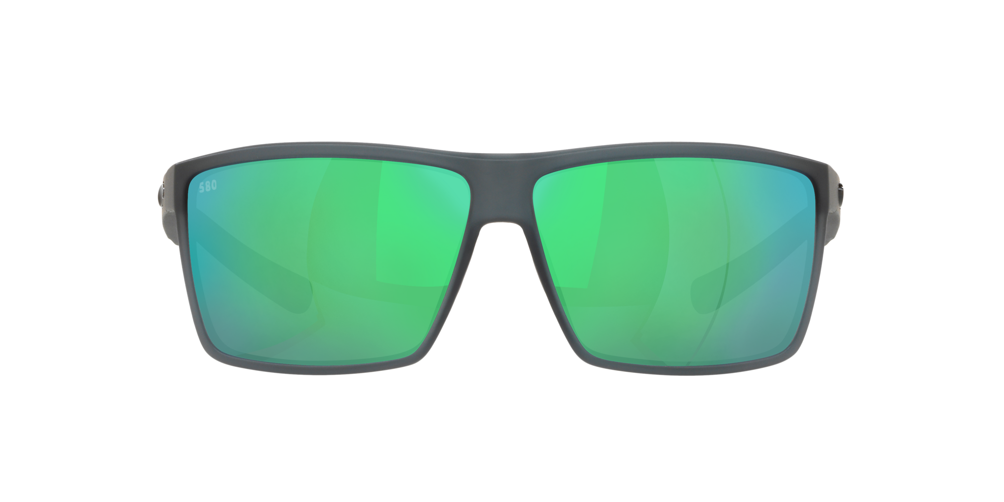 Costa Del Mar Sunglasses RINCON Smoke Crystal Gray Polarized Green Mirror 580G 